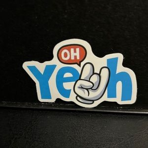 OH YEAH STICKER